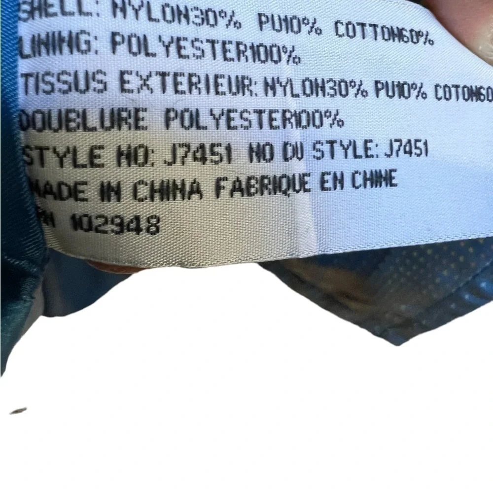 Tulle Women’s Lined blue dotted trench coat in Small - Picture 8 of 15